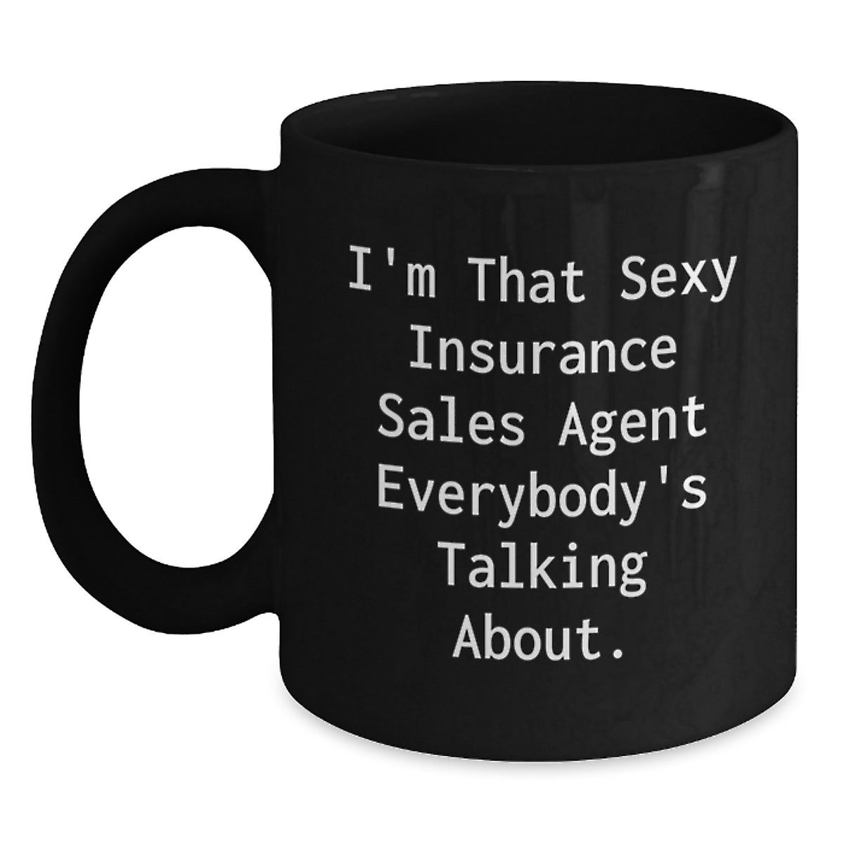 Christmas Gift for Her - Sexy Insurance Agent Present, Funny Coffee Mug - Main