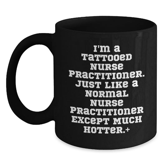 Christmas Gift for Her Playful Tattooed Nurse Practitioner Present - Main