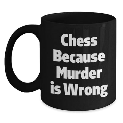 Funny Chess Quotes Black Coffee Mugs for Graduation Unique Gifts from Friends Family to Chess Lovers - Main