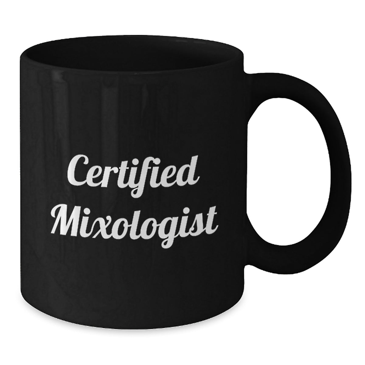 Funny Mixologist Gifts from Friends for Graduation Unique Black Coffee Mugs, 'Cheers to New Adventures', 11oz or 15oz, Microwave and Dishwasher Safe - Additional
