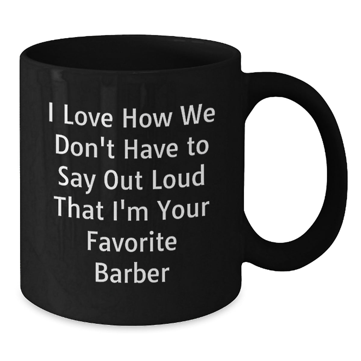 Funny Barber Gifts from Friends, Unique Black Coffee Mug for Favorite Barber, Graduation Unique Gifts for Men - Additional