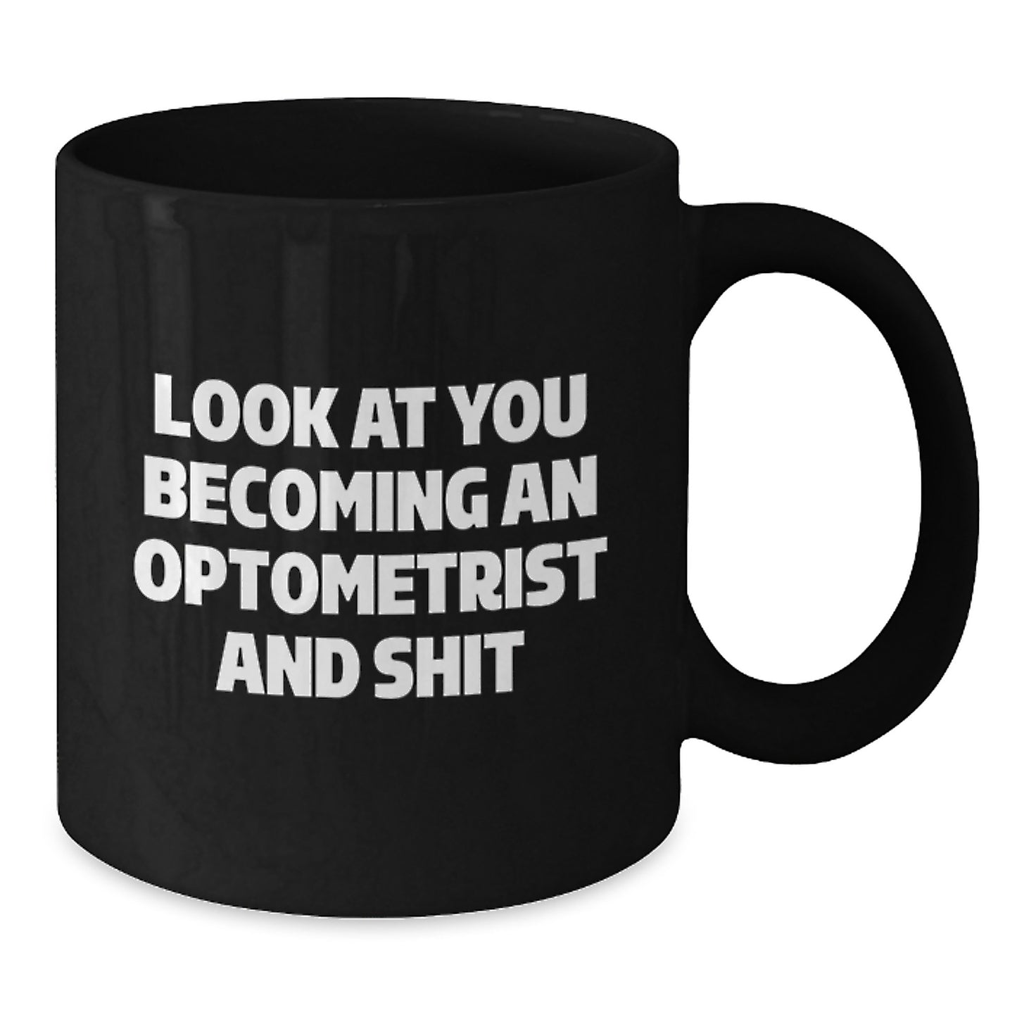 Funny Optometrist Gifts, Black Coffee Mugs for Christmas Unique Presents, Gifts from Friends to Optometrist - Additional