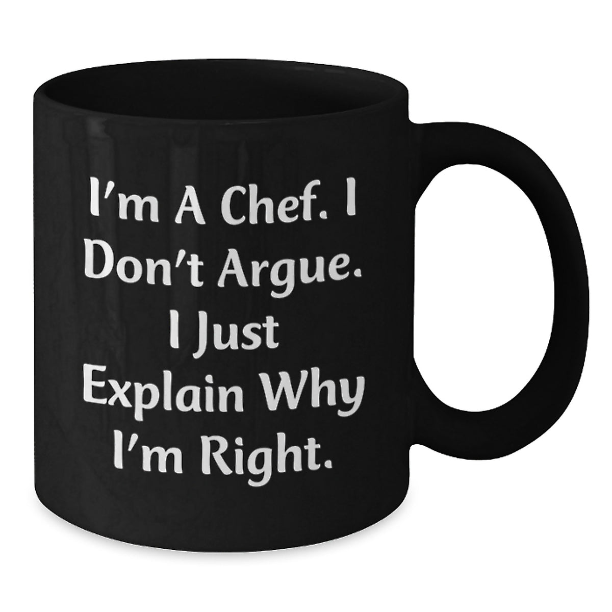 Funny Chef Gifts Christmas Unique Black Coffee Mugs for Him, Gifts from Men to Chef Friends - Additional