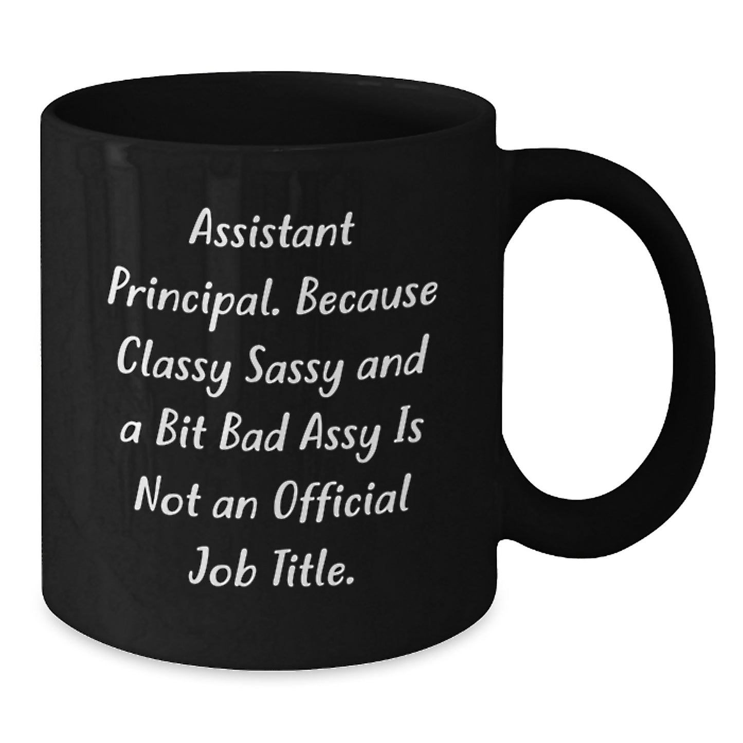 Funny Assistant Principal Black Coffee Mug Gifts from Friends Christmas Unique - Additional