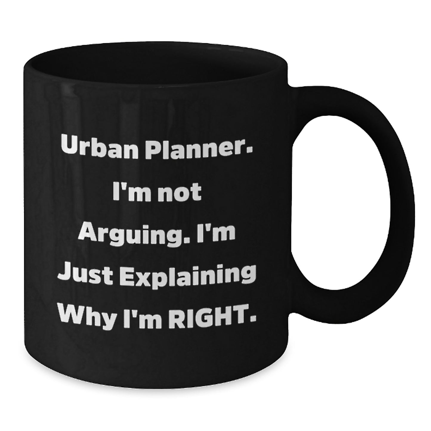 Urban Planner Gifts from Friends - Funny Black Coffee Mug for Urban Planner - Christmas Unique Gifts for Men - Urban Planner - Additional