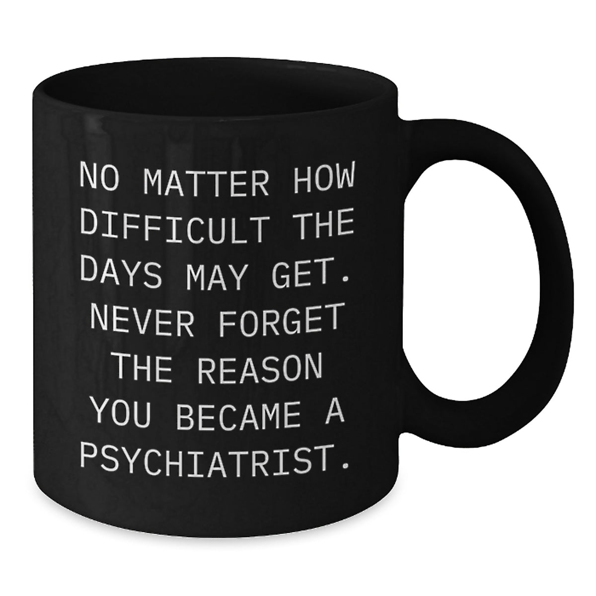 Unique Birthday Unique Gifts for Psychiatrist, Men, Women, Friends - Funny Inspirational Coffee Mug, Never Forget The Reason You Became A Psychiatrist, Gifts from Family - Additional