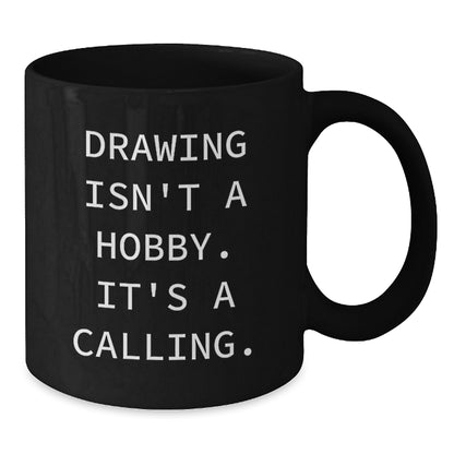 Funny Drawing Gifts for Mom, Mom's Day Unique Inspirational Mugs, Black Coffee Mugs from Drawing Lovers - Additional