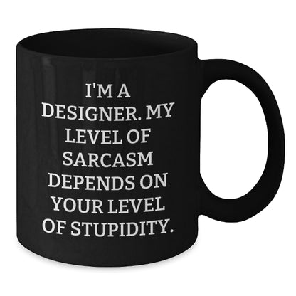 Funny Designer Birthday Unique Gifts from Friends for Men and Women Black Coffee Mug - Additional