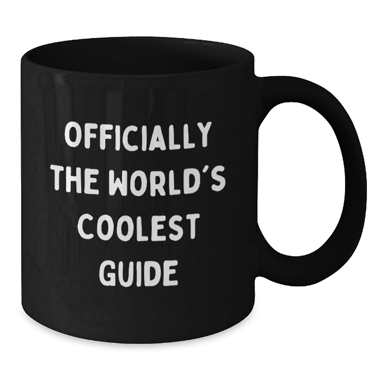 Gifts from Friends and Family, the Officially Worlds Coolest Guide to Graduation Unique Gifts, Funny Inspirational Black Coffee Mug, 11oz or 15oz - Additional