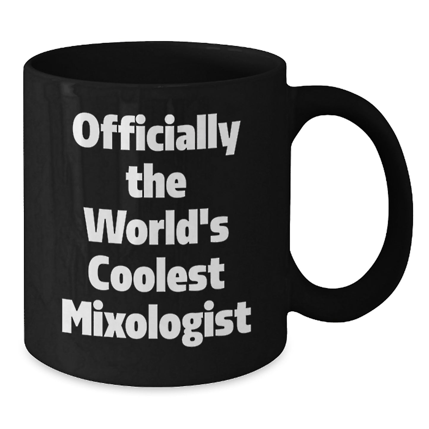 Funny Mixologist Gifts from Friends to Men - Officially The World's Coolest 'Master of Craft' Black Coffee Mug 11oz/15oz for Dad Father's Day Unique - Additional