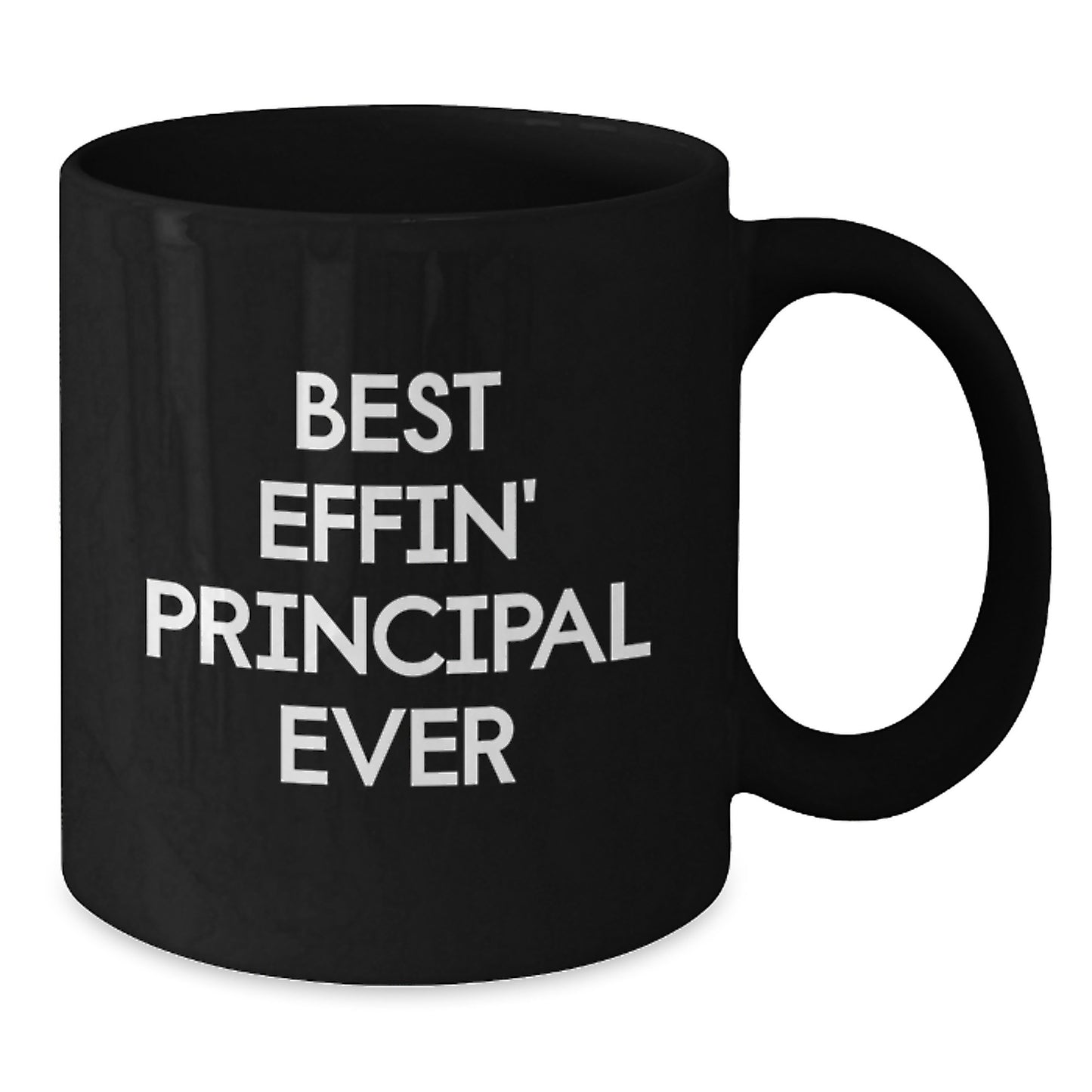 Funny Principal Inspirational Black Coffee Mug Gifts from Men - Gift for Principal or Teacher on Father's Day Unique - Additional