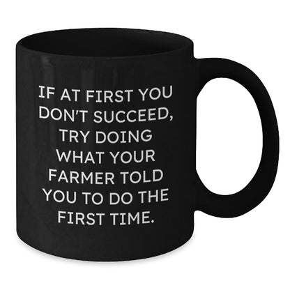 For Him Keepsake Farmer Mug Birthday Gift With Humorous Quote and - Additional