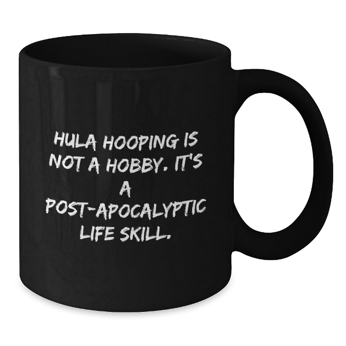Funny Hula Hooping Gifts for Men from Women, Black Coffee Mug with Hula Hooping Quote, Valentine's Unique Gifts - Additional