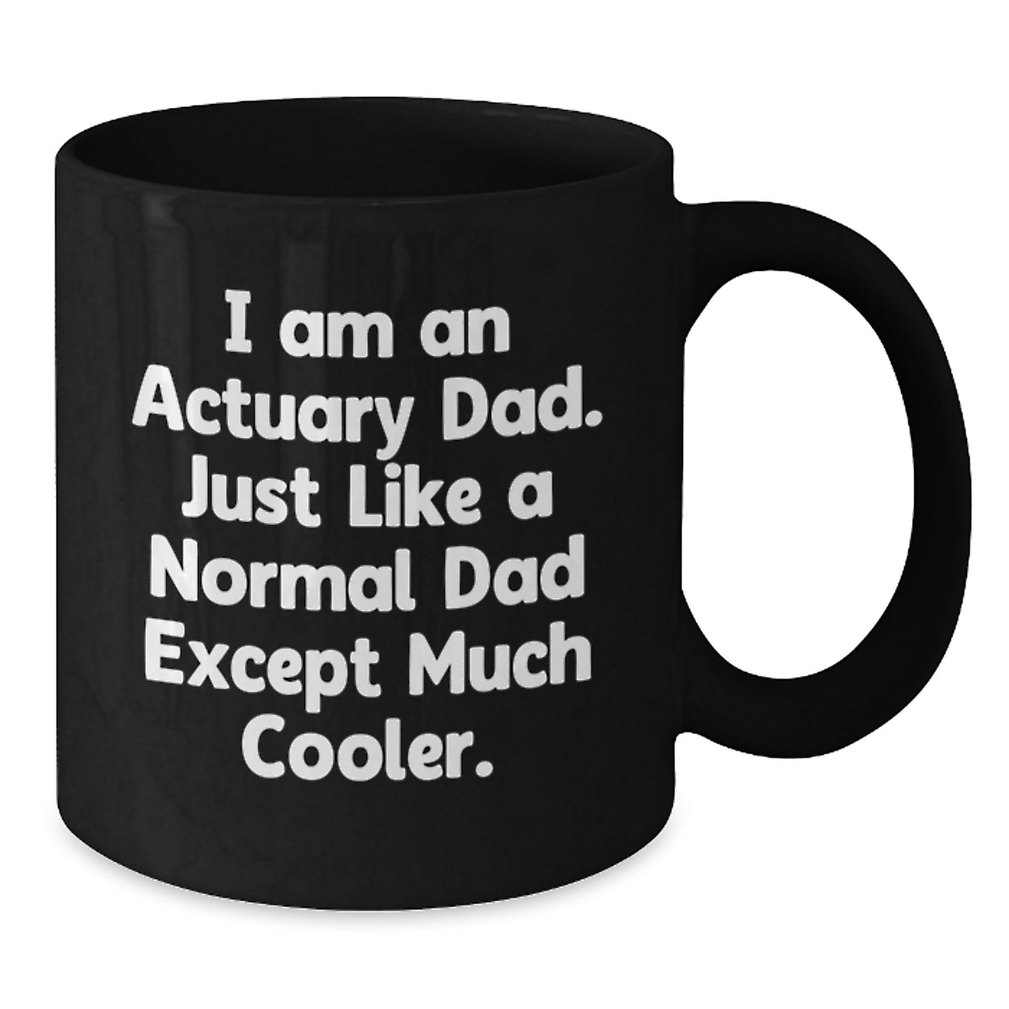 Actuary Keepsake Mug for Him – Birthday Gift, 11oz Black Ceramic - Additional