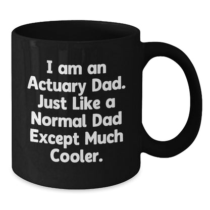 Actuary Keepsake Mug for Him – Birthday Gift, 11oz Black Ceramic - Additional