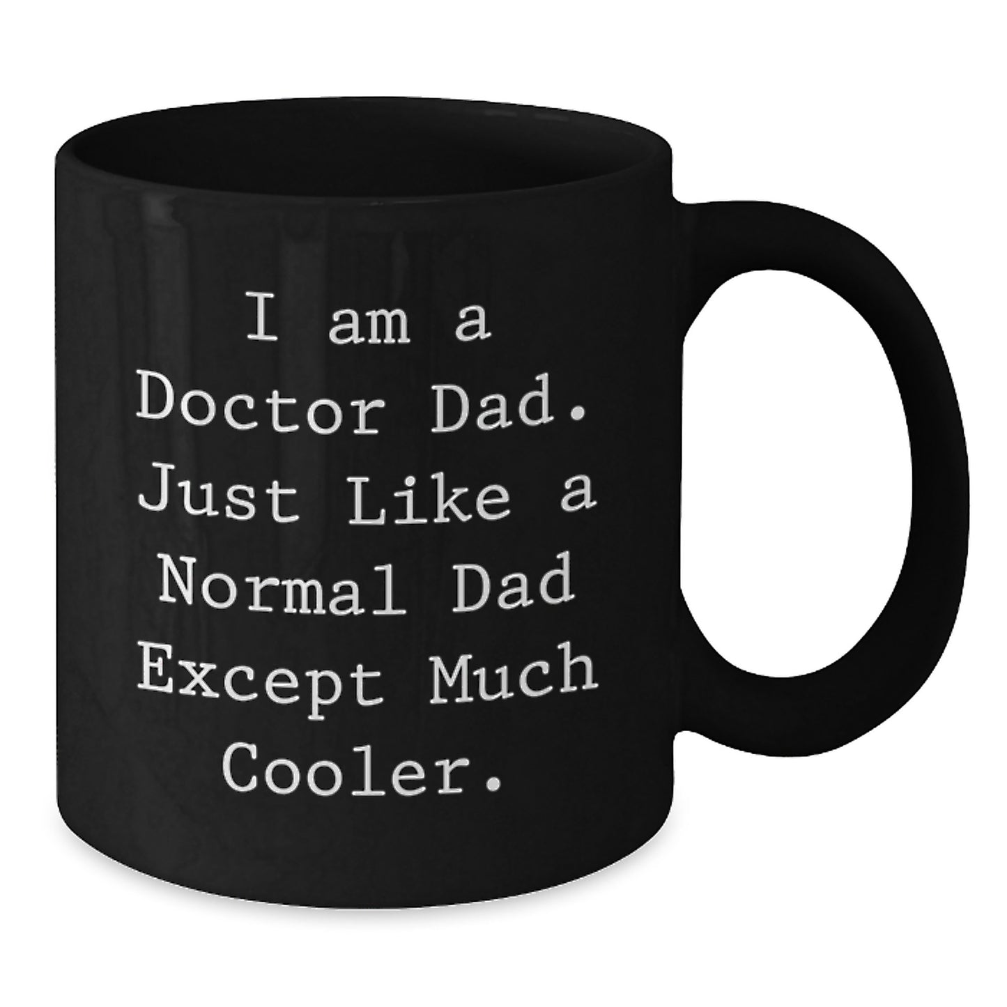 Doctor Keepsake Black Coffee Mug for Him Birthday Gift – I Am A Doctor - Additional