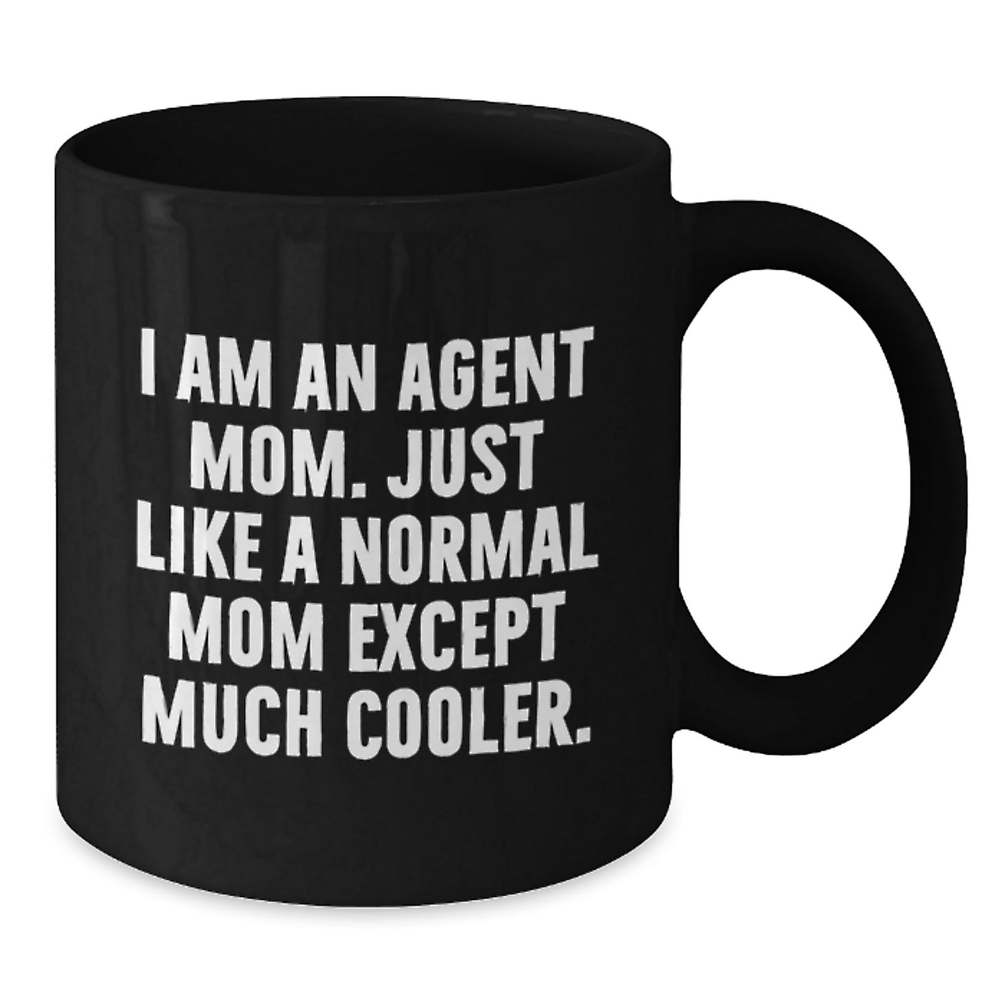 Agent Keepsake Mug for Him – Birthday Gift – Black Coffee Mug - Additional