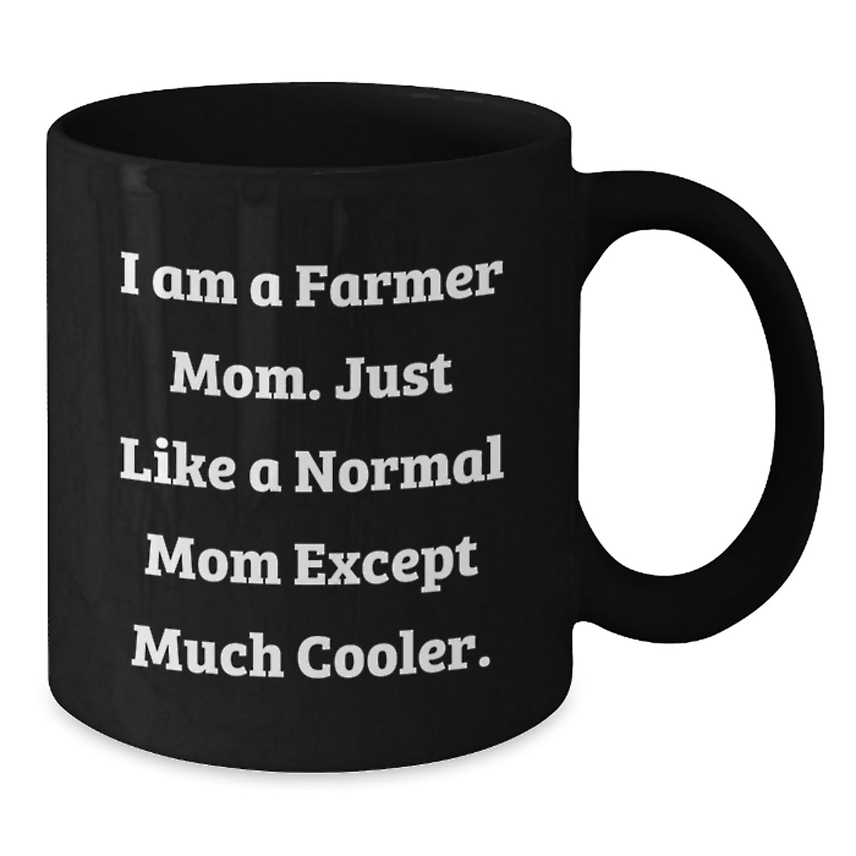 Farmer Keepsake Ceramic Black Coffee Mug for Him 11oz Birthday Gift - Additional