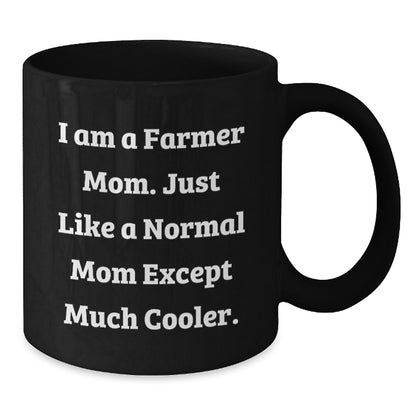 Farmer Keepsake Ceramic Black Coffee Mug for Him 11oz Birthday Gift - Additional