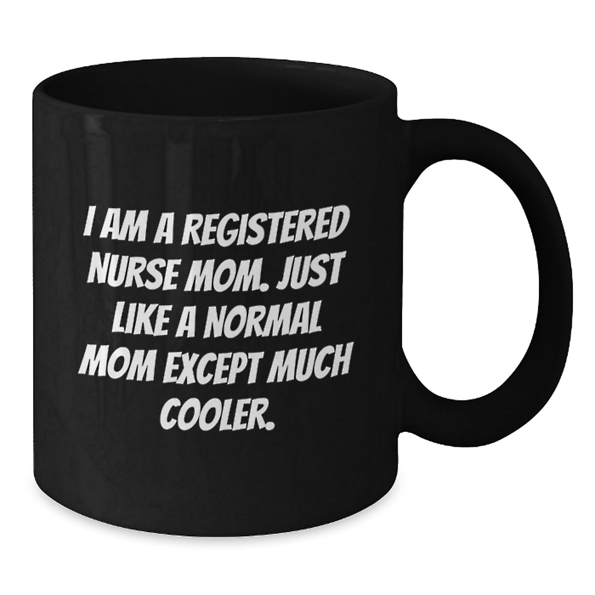 Registered Nurse Keepsake Black Coffee Mug for Him Christmas Gift - Additional