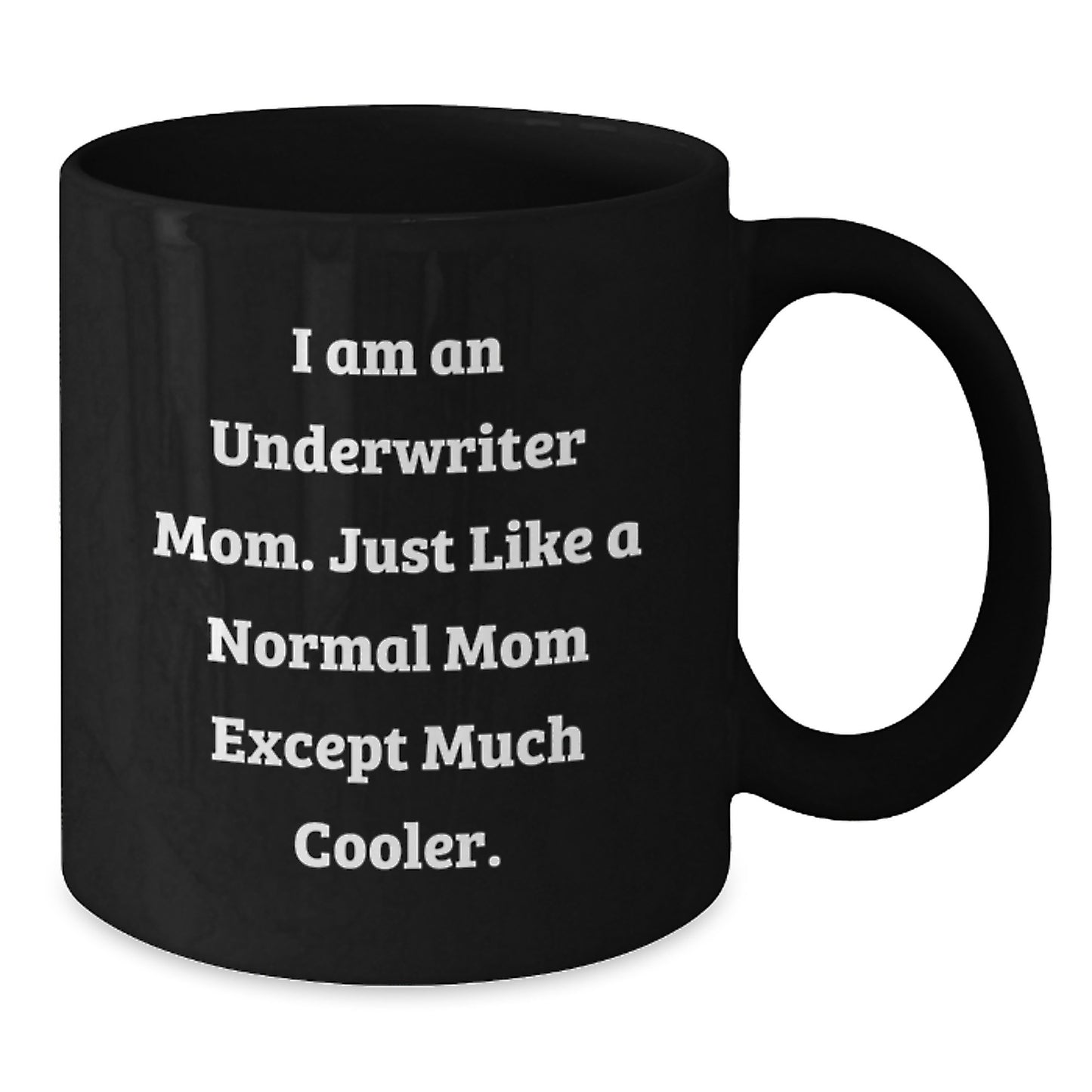 Underwriter Keepsake Black Coffee Mug for Him Birthday Gift Mom Ceramic - Additional