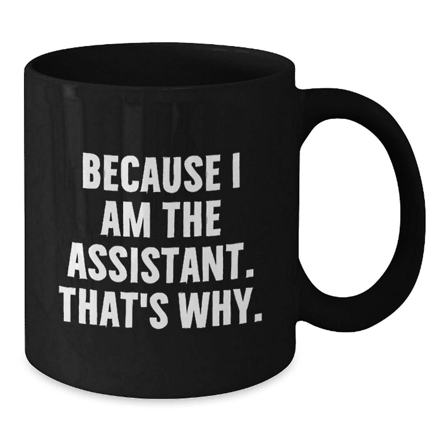 Assistant Keepsake Birthday Gift Premium Black Coffee Mug Ceramic - Additional