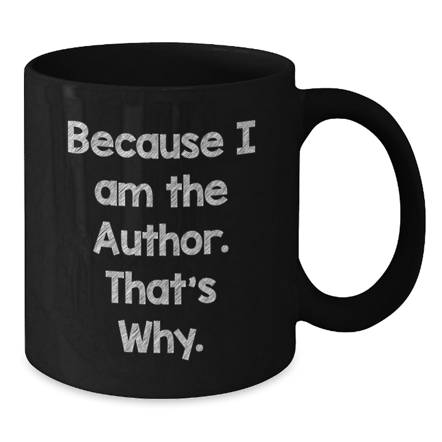 Author Keepsake Black Coffee Mug for Him Birthday Gift - Additional