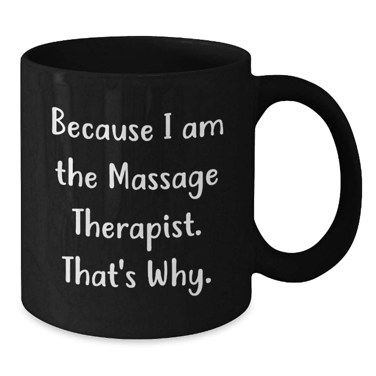 Massage Therapist Keepsake Black Coffee Mug for Him Birthday Gift - Additional