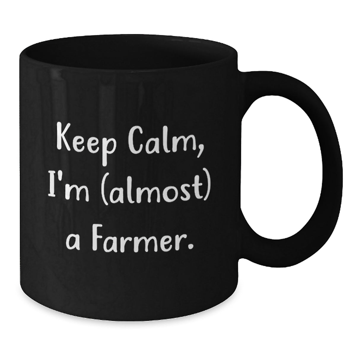 Farmer Gift for Him - Keep Calm, I'm (Almost) A Farmer Keepsake Mug - Additional