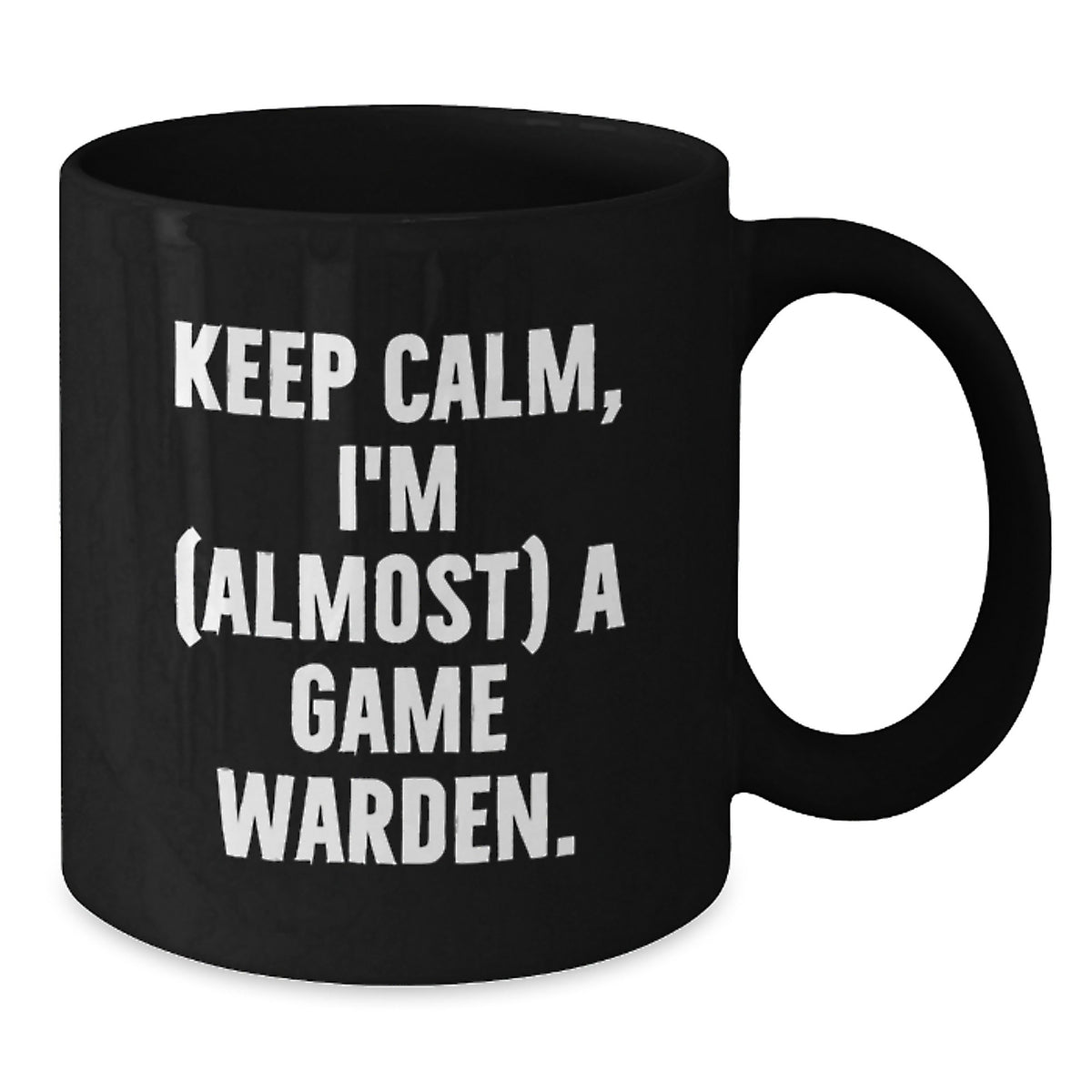Christmas Gift for Her - Keep Calm Game Warden Present - Additional