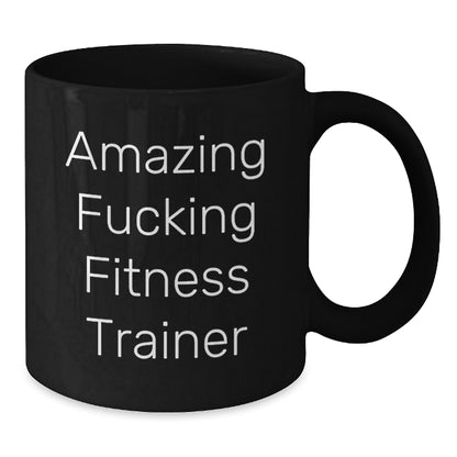 Fitness Trainer Gift for Him - Amazing Fitness Trainer Keepsake Mug - Additional