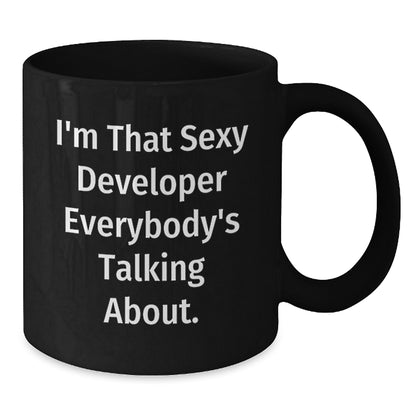 Christmas Gift for Her Playful Developer Coffee Mug Present - Additional