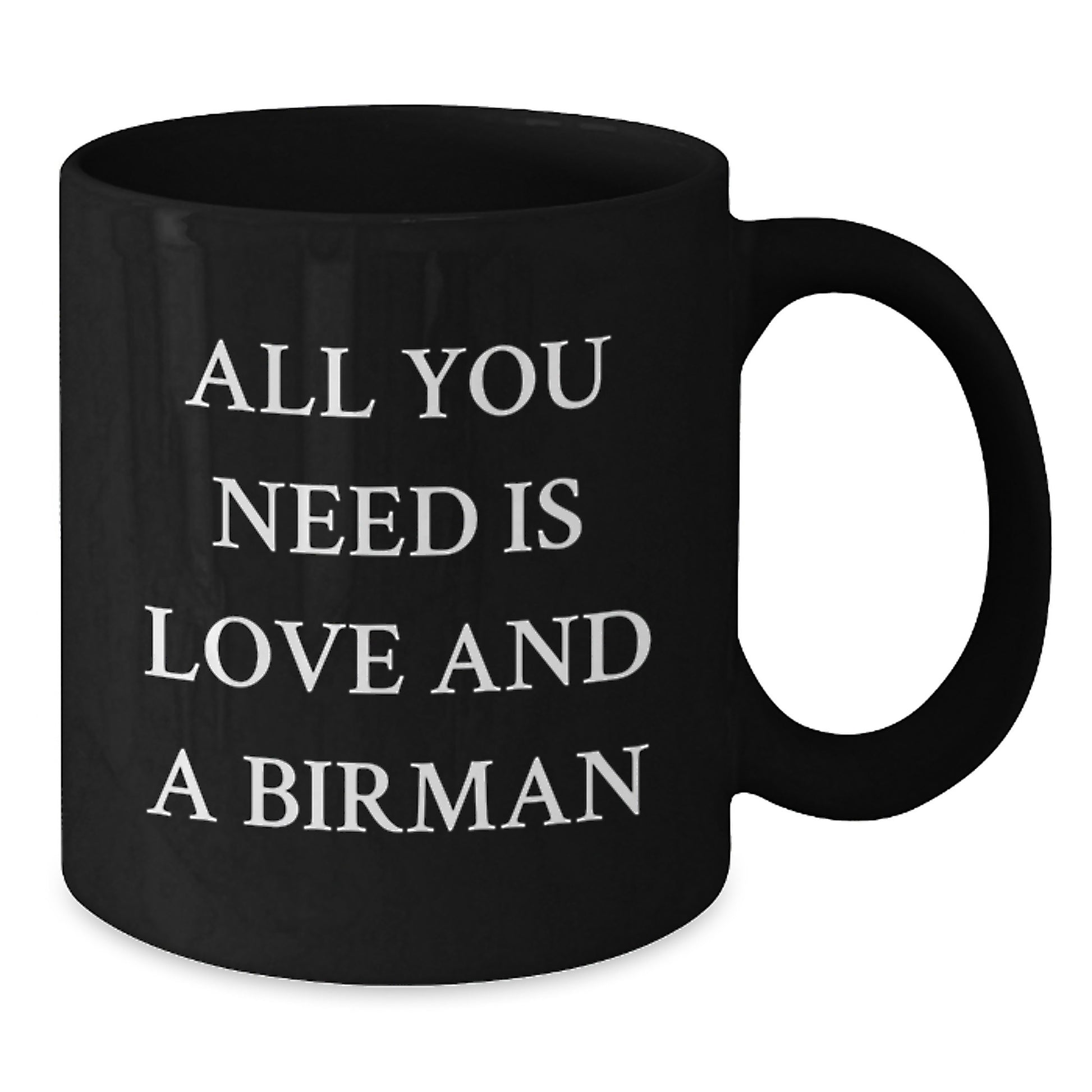 Birman Cat Lovers Black Coffee Mug Gifts from Friends and Family for Christmas - Additional