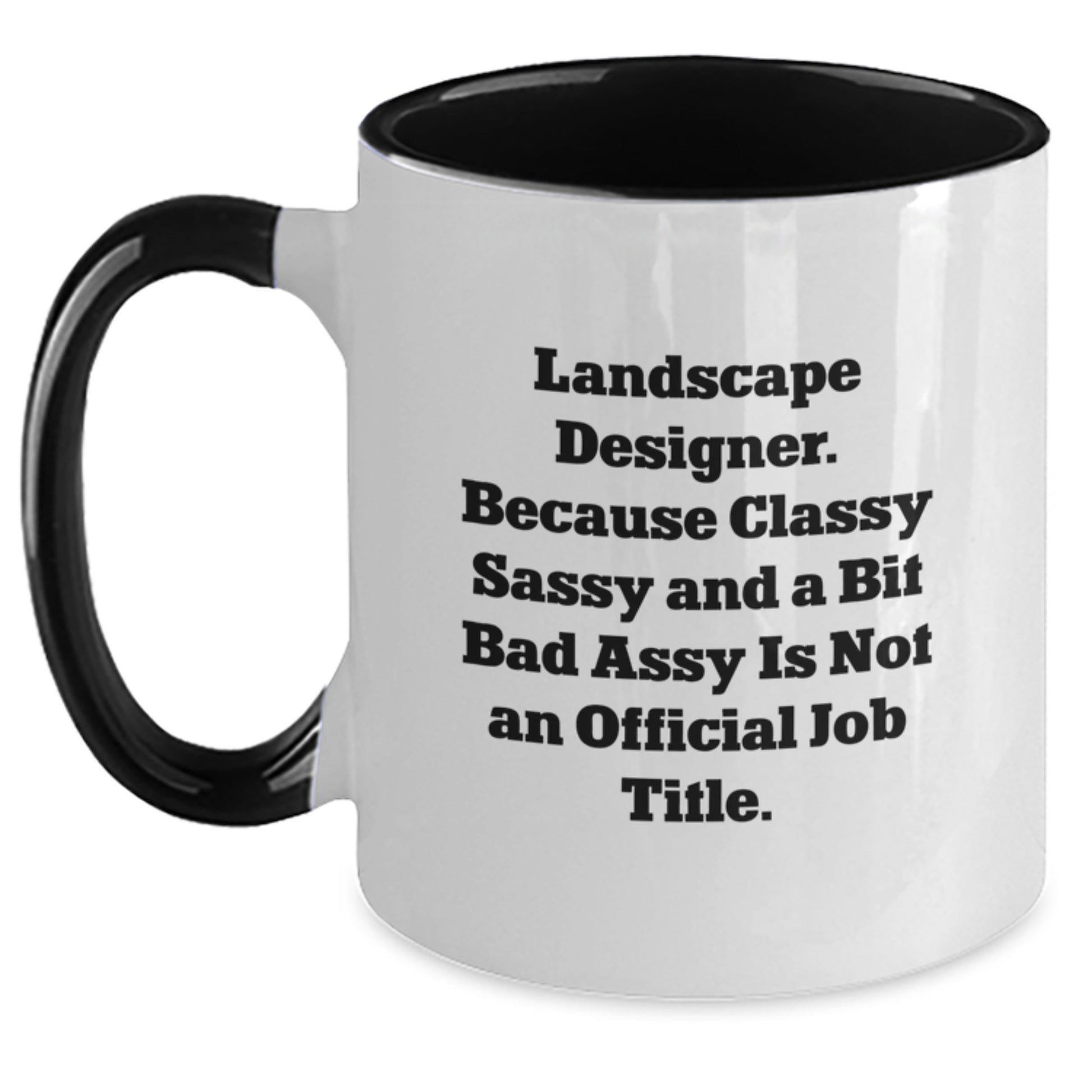 Funny Landscape Designer Coffee Mugs Gifts from Friends for Christmas Unique Two Tone Mug - Main