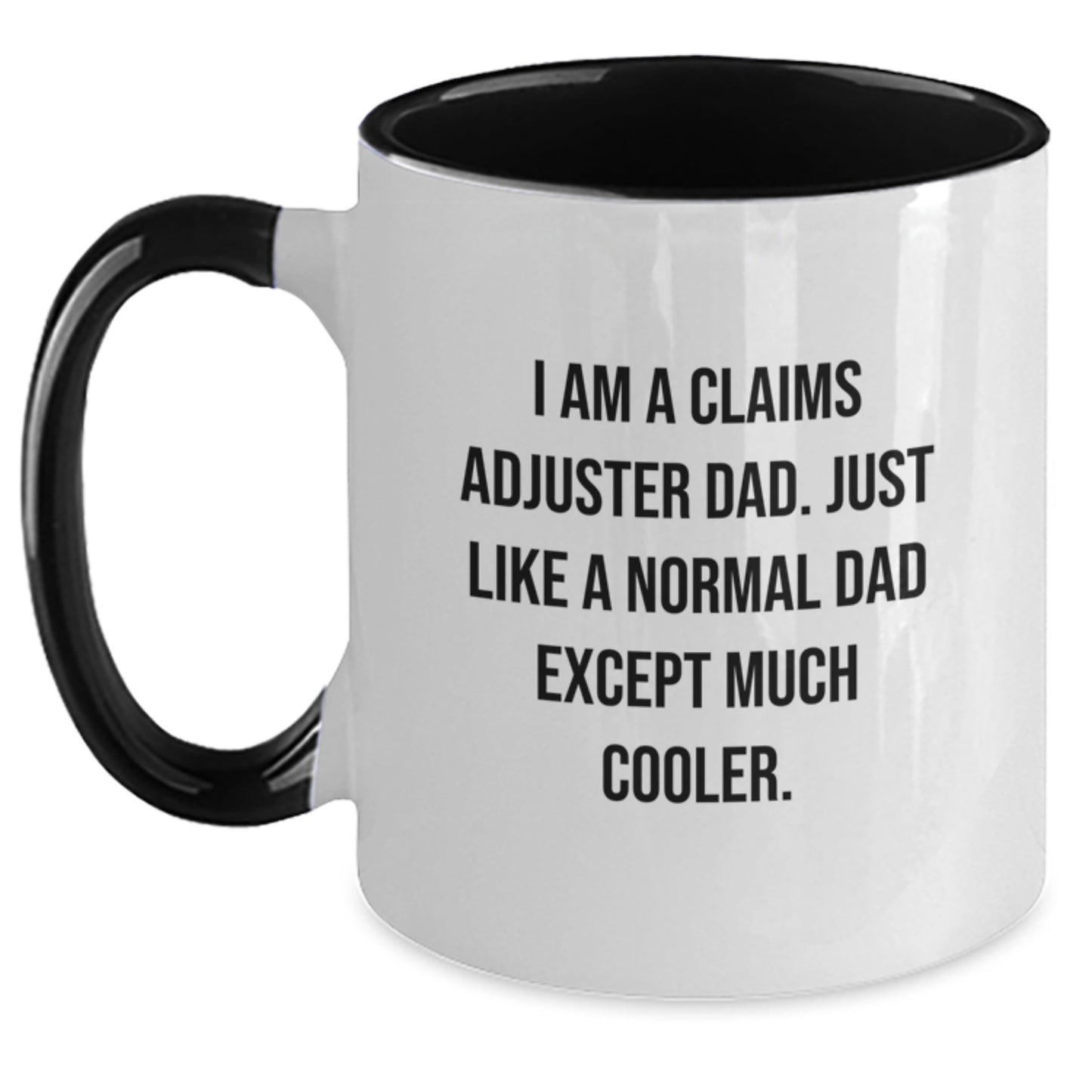 Claims Adjuster Dad Keepsake Red Ceramic Mug for Him Birthday Gift - Main