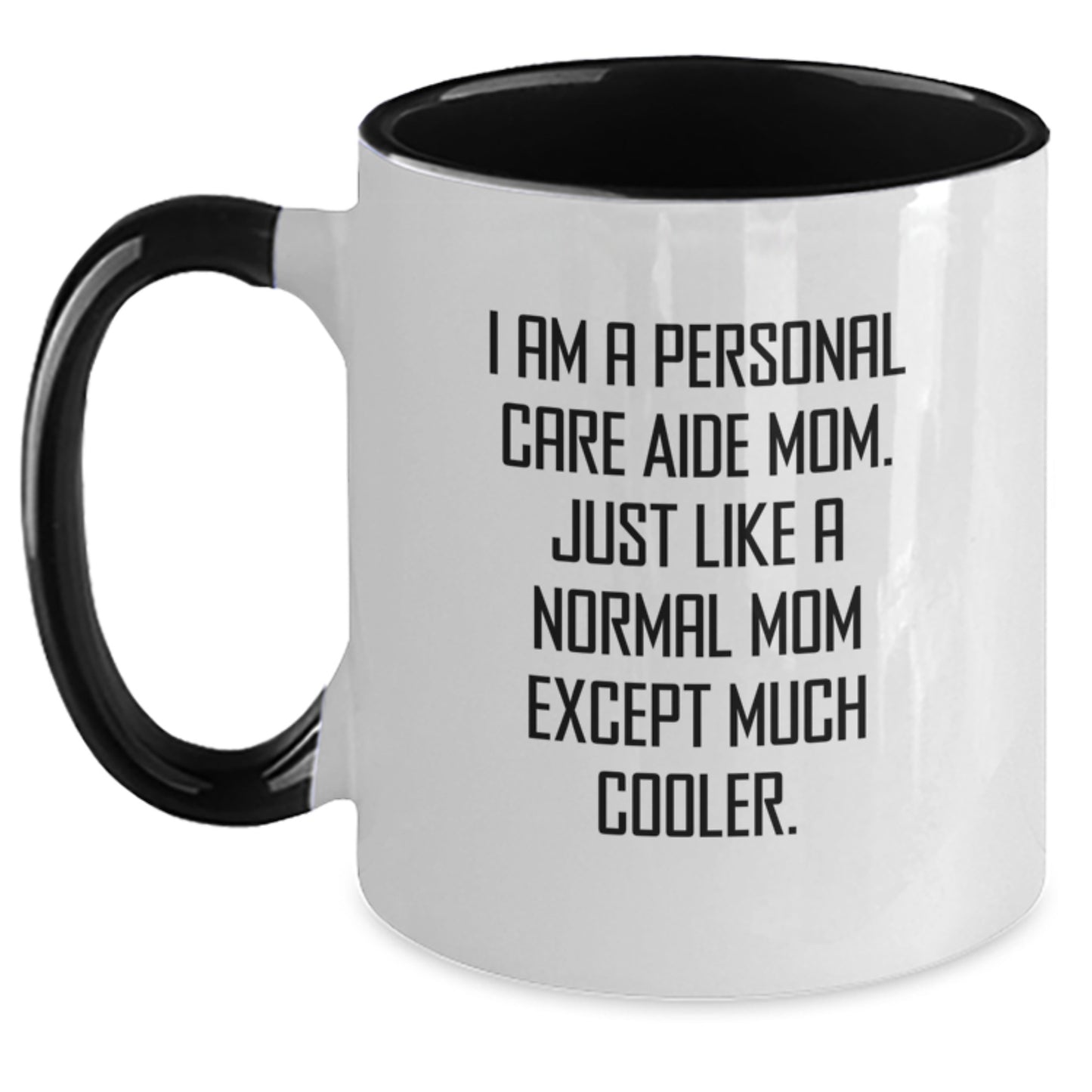 Personal Care Aide Keepsake Mug for Him Birthday Gift Black & White - Main
