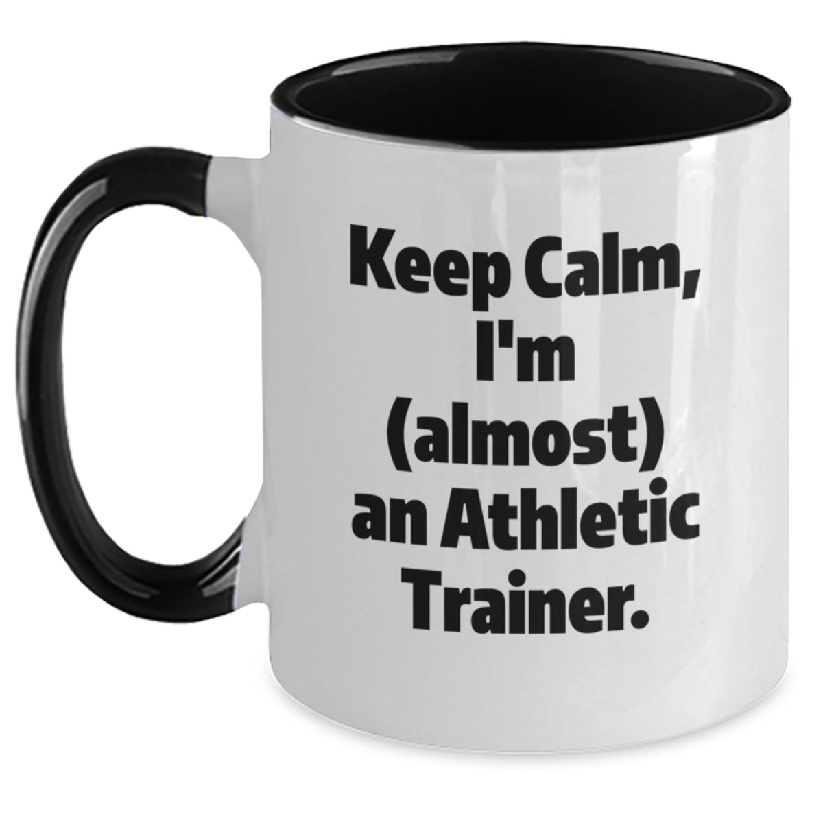 Christmas Gift for Her Keep Calm Tone Coffee Mug for Athletic Trainer - Main