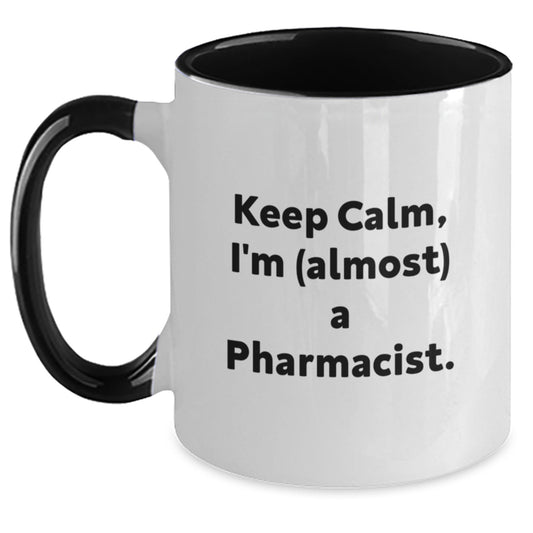 Pharmacist Gift for Him - Keep Calm, I'm (Almost) A Pharmacist Keepsake - Main