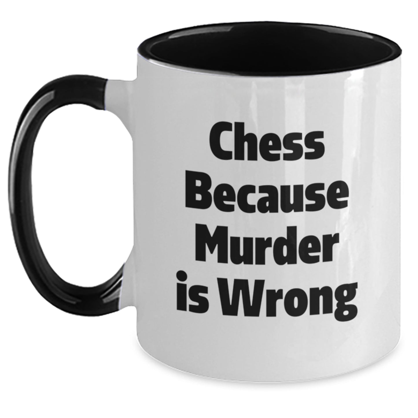 Funny Chess Two Tone Coffee Mugs Gifts from Men for Chess Lovers Graduation Unique - Main