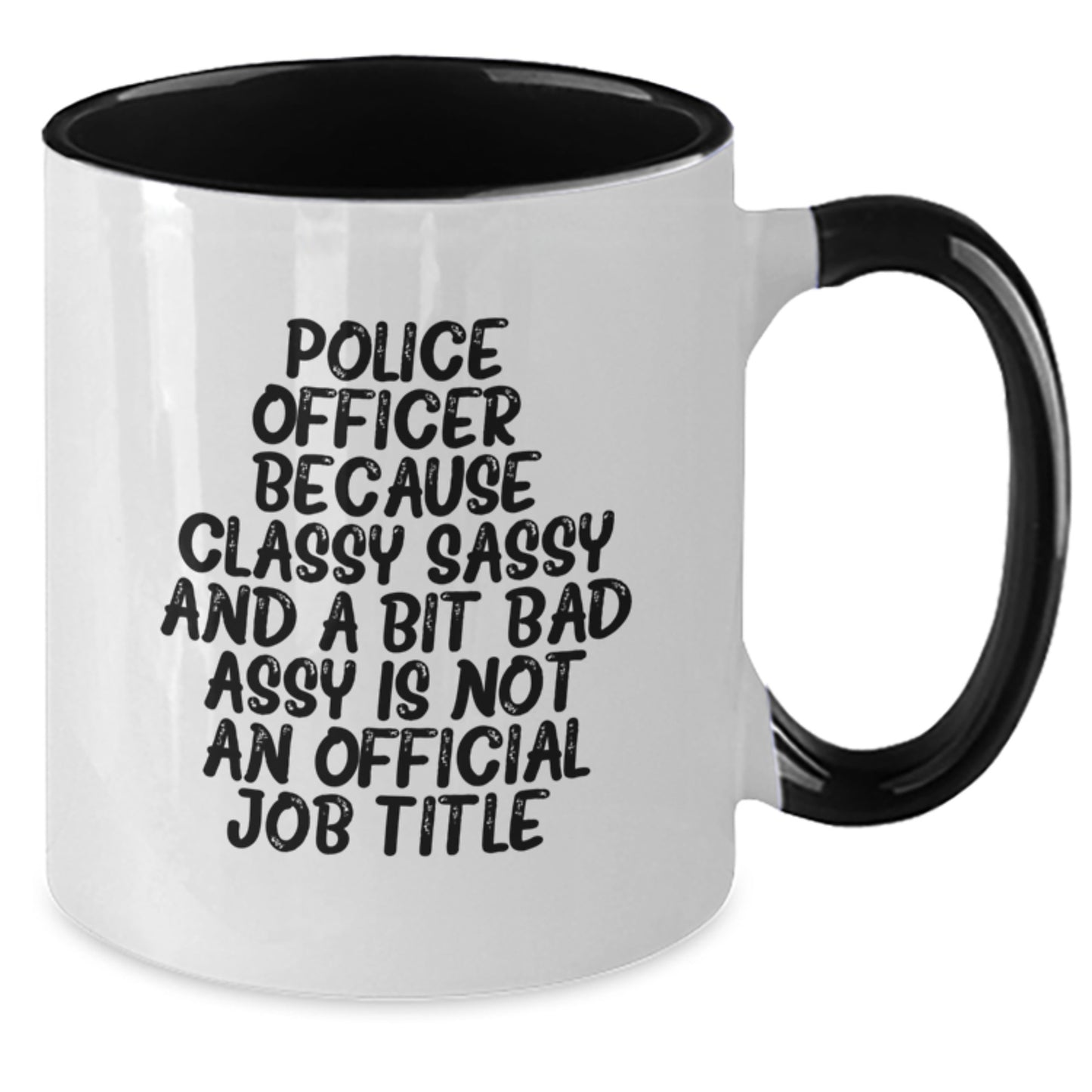 Police Officer Gifts, Funny Two Tone Coffee Mugs, Gifts from Family to Police Officer, Christmas Unique Presents - Additional