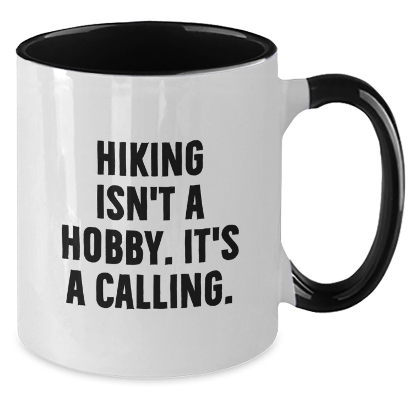 Hiking Gifts from Friends for Hiking Enthusiasts - Funny Two Tone Coffee Mug, Birthday Unique Gifts - Additional