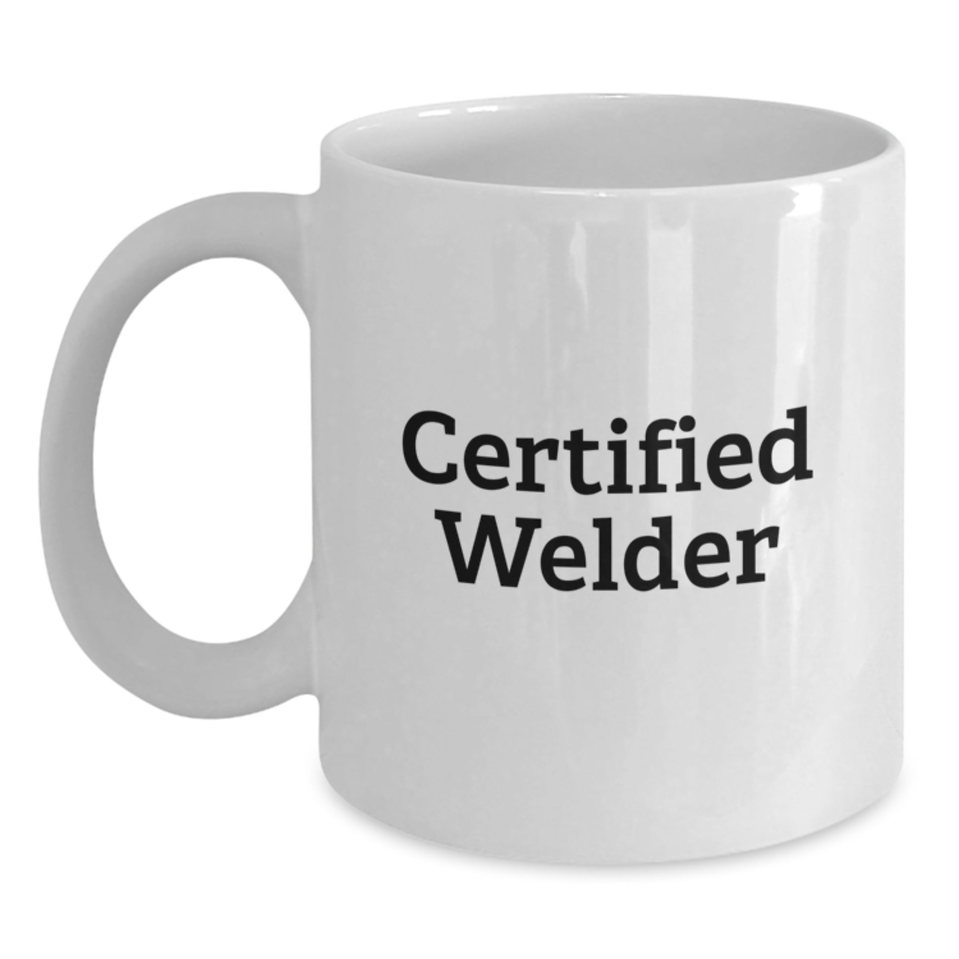 Funny Certified Welder White Coffee Mug Gifts from Friends for Birthday, 'Welding is my Superpower' Quote, 11oz or 15oz Capacity, Microwave and Dishwasher Safe - Main