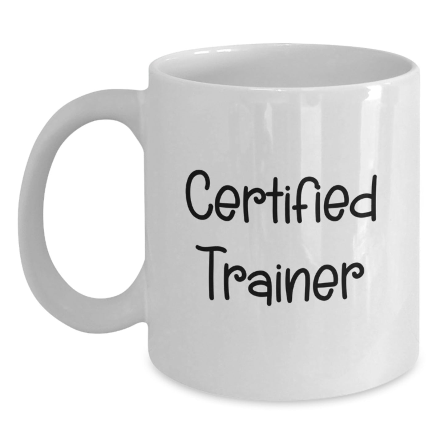 Funny Trainer Gifts from Friends, White Coffee Mugs for Birthday Wishes, 'You're a-Maze-ing' Quote Certified Trainer Mug - Main