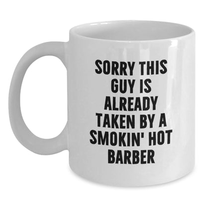 Funny Barber Mug Gifts for Barber Birthday Unique Presents from Friends - Main