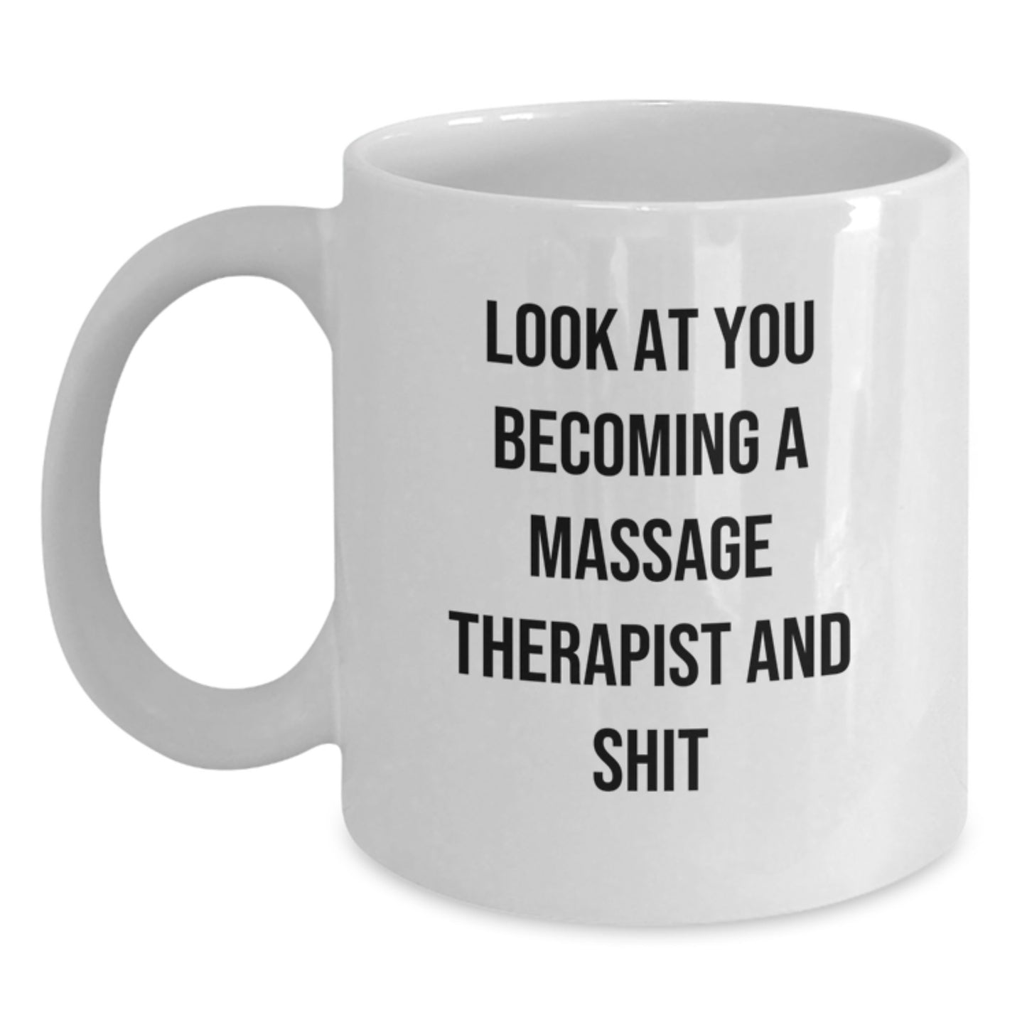 Funny Massage Therapist White Coffee Mugs for Christmas Unique Gifts from Friends to Massage Therapist - Main