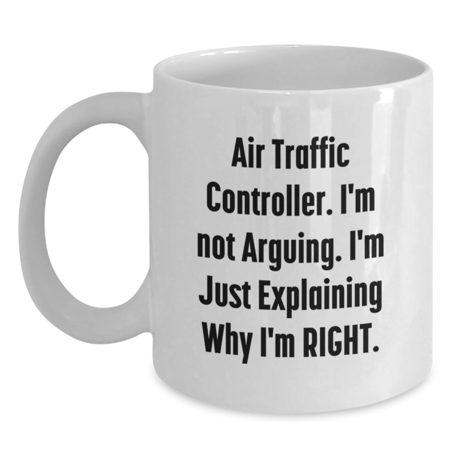 Funny Air Traffic Controller Gifts for Air Traffic Controller Men from Friends - White Coffee Mug for Air Traffic Controller Enthusiasts - Christmas Unique Gifts - Main