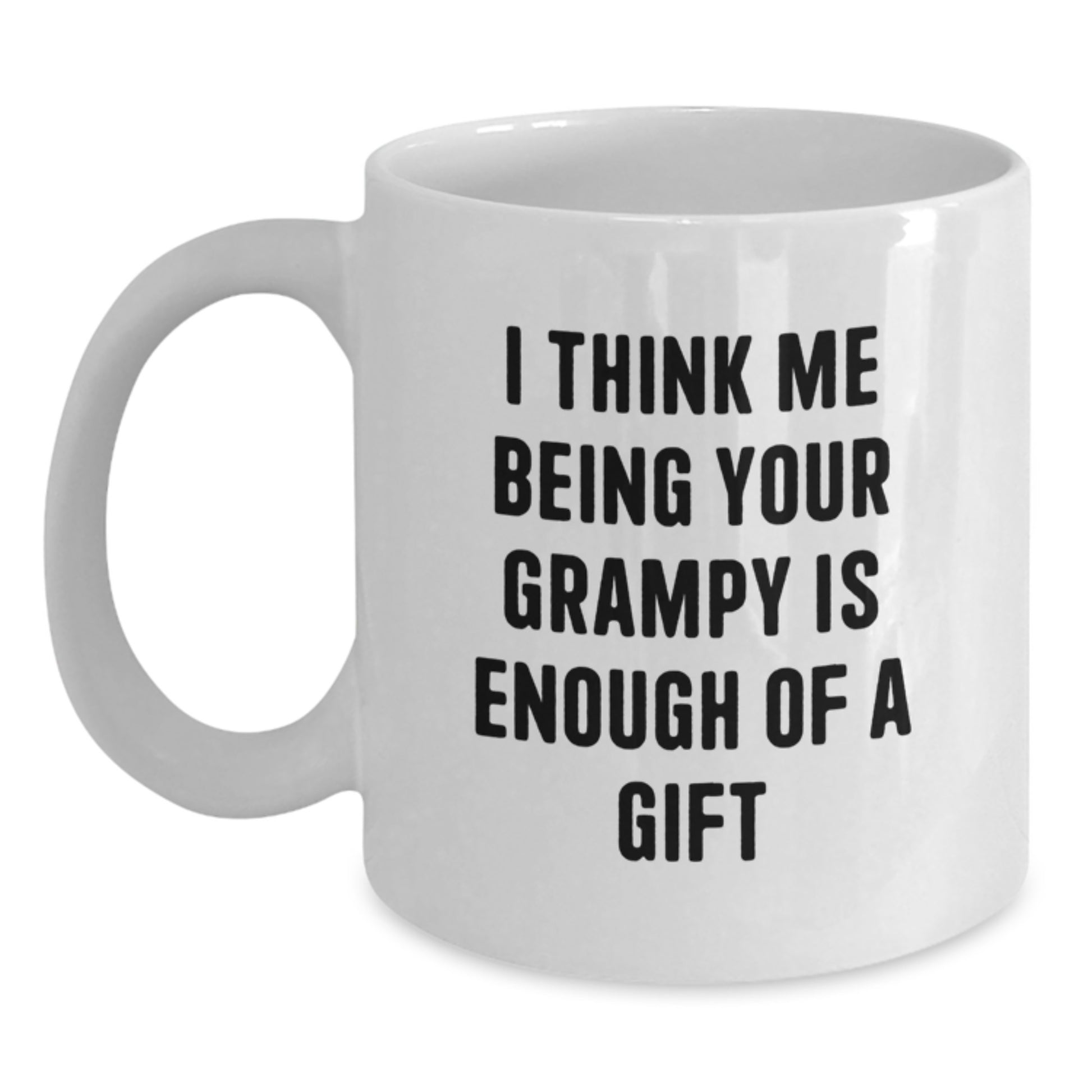 Gifts from Grampy, Funny Quote White Coffee Mug, Birthday Unique Gifts for Men - Main