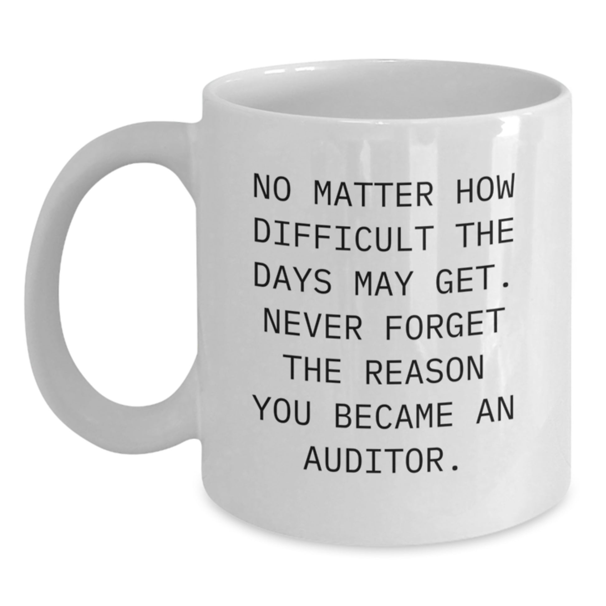 Funny Auditor White Coffee Mug Gifts from Friends for Christmas Unique Gifts - Main