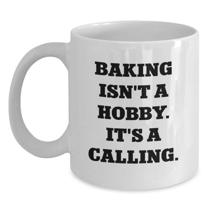 Baking Gifts for Her from Him, Funny White Coffee Mug, Valentine's Unique - Main