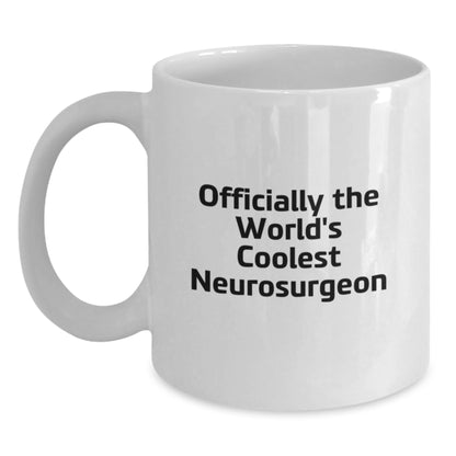 Funny Quirky Gifts from Men to the World's Coolest Neurosurgeon Mom's Unique Mother's Day Coffee Mug - Main